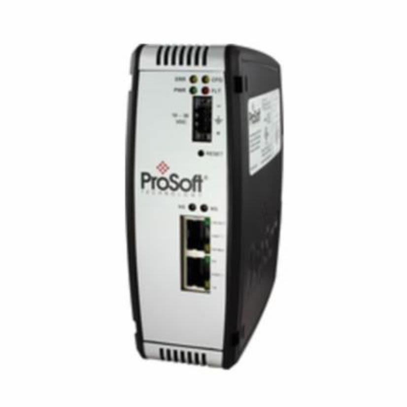 ProSoft Technology PLX31-MBTCP-MBS Modbus TCP/IP to Modbus Serial Gateway, PLX30-EtherNet/IP Protocol, 50/60 Hz